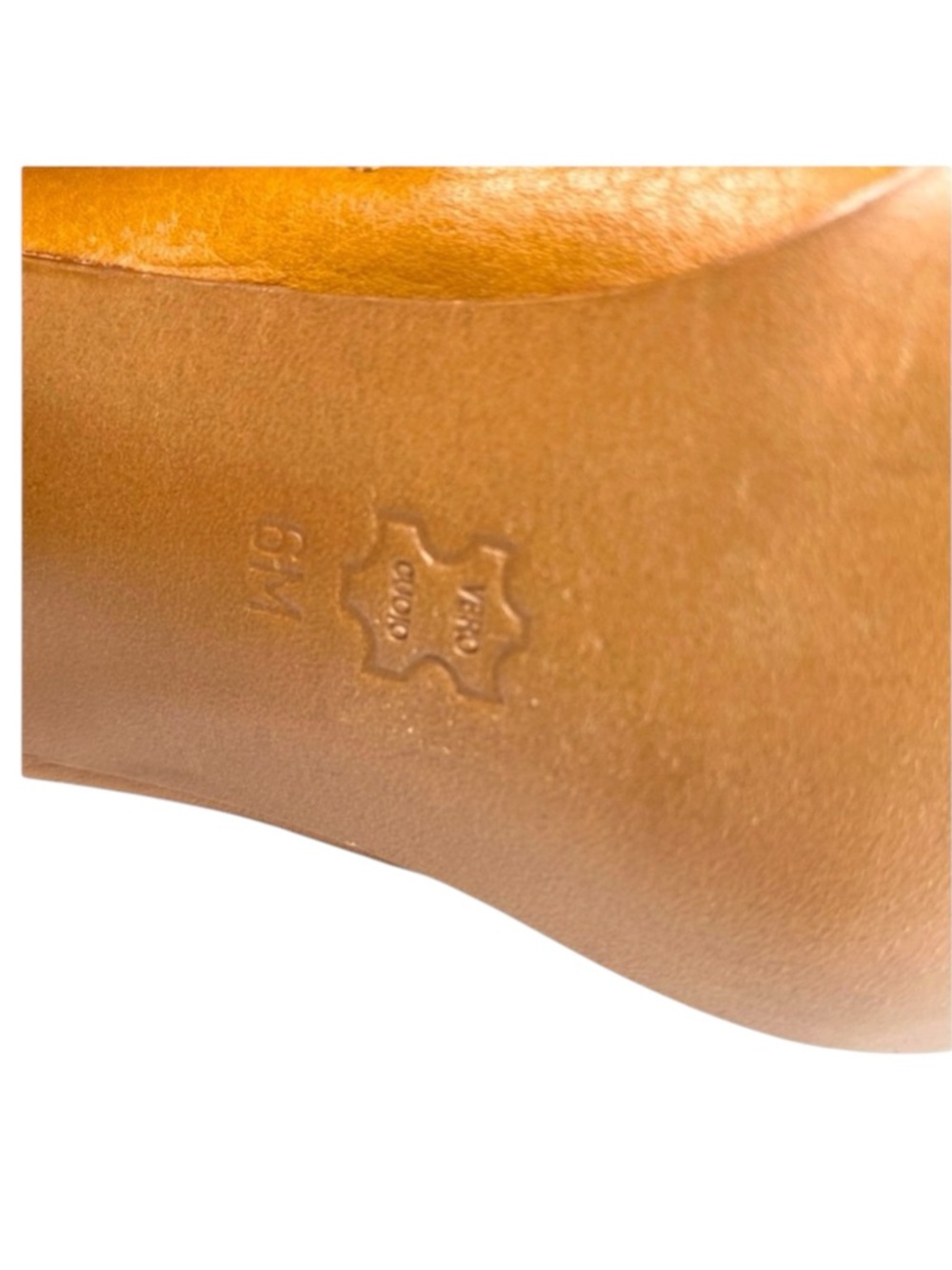 new Michael Kors ❁ Roadie Heeled Leather Ankle Boots Booties ❁ Luggage Tan ❁ 6M - Picture 12 of 16